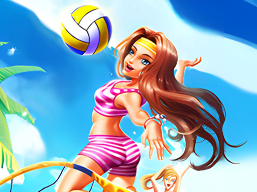 Beach volleyball 3D online Sports game