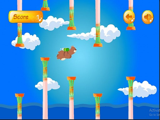Bear Flight online Hypercasual game