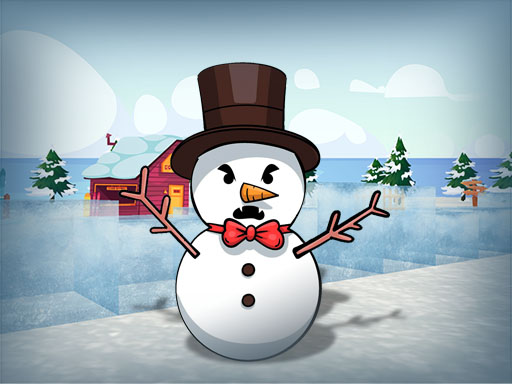 Beat the Snowmen online Shooting game