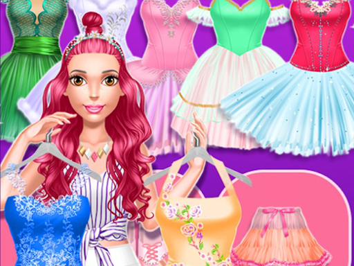 Beautiful Ballerina Magazine Dress Up online game