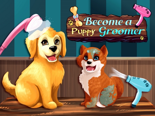 Become a Puppy Groomer online game