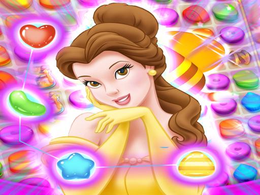 Belle Princess Match 3 Puzzle online Puzzle game