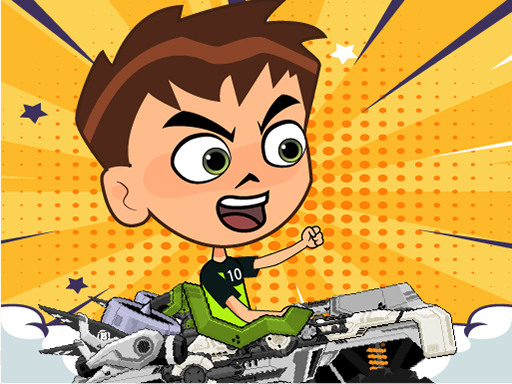 Ben 10 Crazy Truck online Racing game