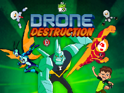 Ben 10 Drone Destruction online game
