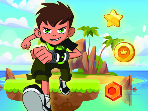 Ben 10 Island Run online game