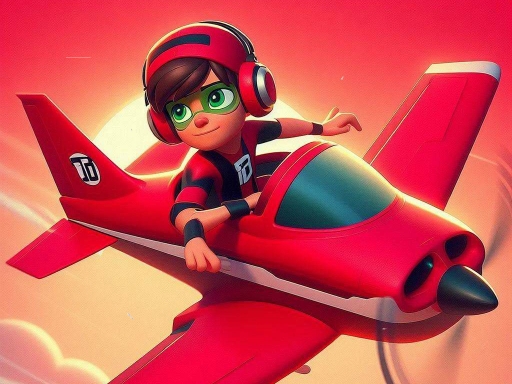 Ben 10 Tappy Plane online Clicker game