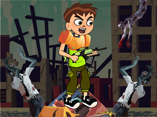 Ben 10 World War Zombies online Shooting game