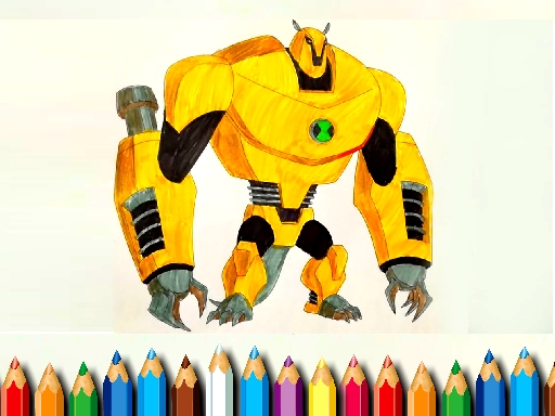 Ben10 Monsters Coloring online Girls game