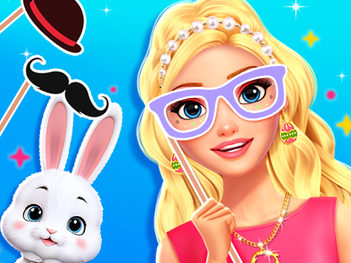 BFF Easter Photobooth Party online Girls game