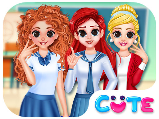 BFF Princess Back To School online game
