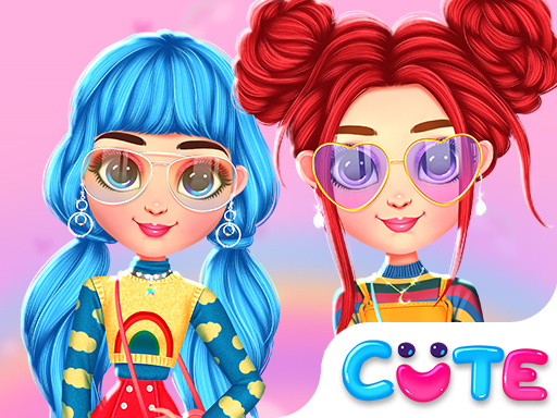 Bffs Rainbow Fashion Addict online game