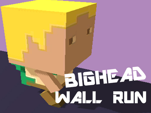 BIG HEAD WALL RUN online Hypercasual game