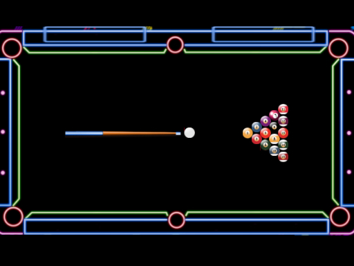 Billiard Neon online Sports game