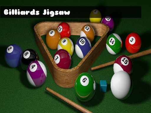 Billiards Jigsaw online game