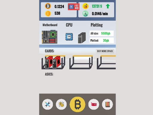 Bitcoin Clicker online Clicker game