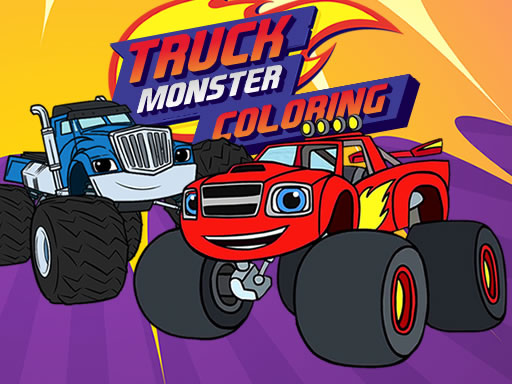 Blaze Monster Truck Coloring Book online game