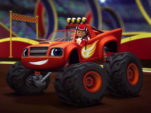 Blaze Monster Trucks Hidden Stars online Puzzle game