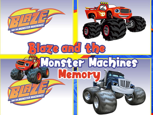 Blaze Monster Trucks Memory online Puzzle game