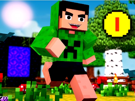 Block Craft Jumping Adventure online Arcade game