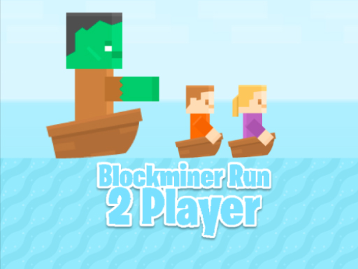 Blockminer Run Two Player online game