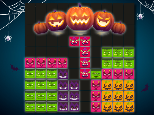 Blocks Puzzle Halloween online game