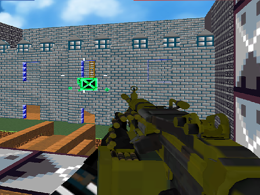 Blocky Combat Swat Fun 3D online Shooting game
