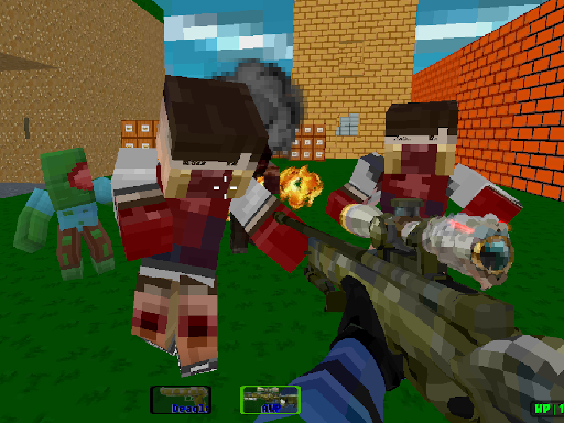 Blocky Combat Swat Zombie Survival 2022 online game