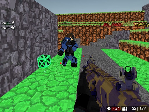 Blocky combat Wars Advanced SWAT online Shooting game