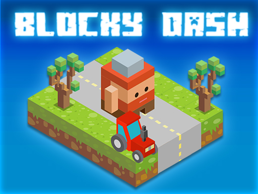 Blocky Dash online Hypercasual game
