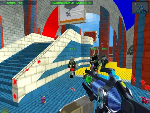 Blocky Gun Paintball 3 online game