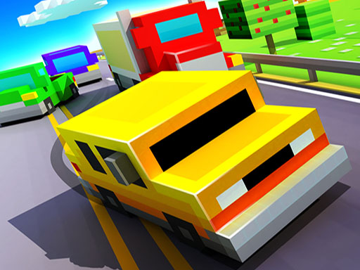 Blocky Highway: Traffic Racing online Racing game