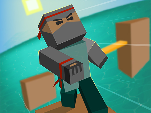 Blocky Parkour Ninja online game