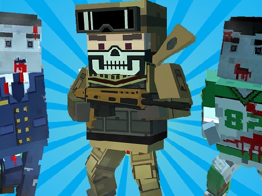 Blocky Shooting Arena 3D Pixel online game