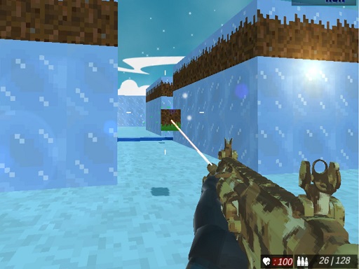 Blocky Swat Shooting IceWorld Multiplayer online game