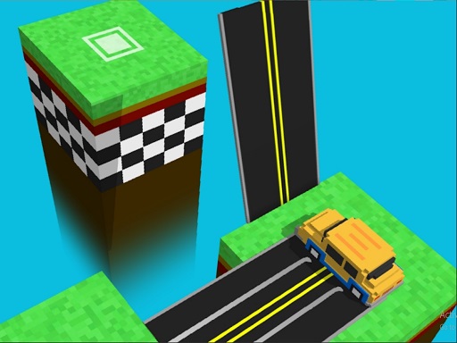 Blocky Taxy ZigZag online Racing game