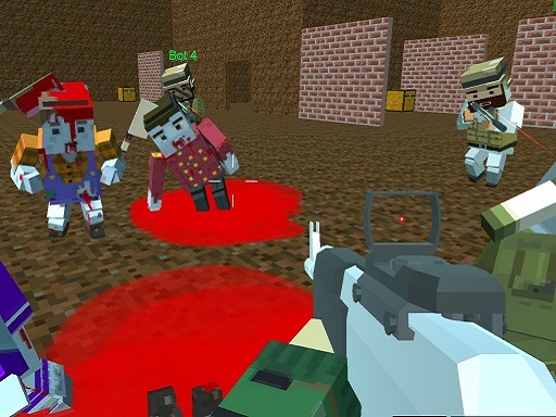 Blocky Warfare the Aweper Zombie online Multiplayer game