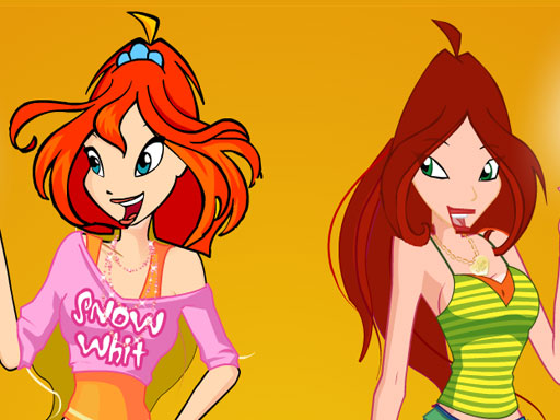 Bloom and Flora Dress Up online game