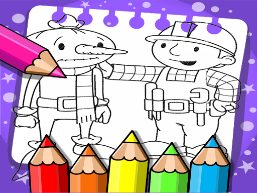 Bob The Builder Coloring Book online Puzzle game
