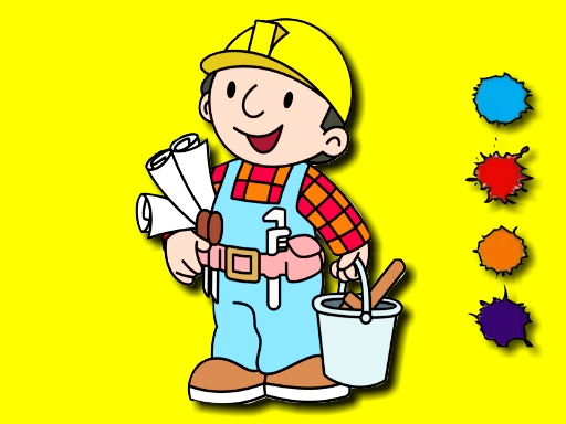 Bob the Builder Coloring online Hypercasual game