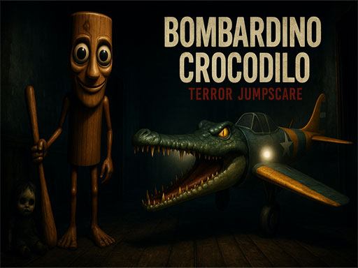 Bombardino Crocodilo Terror Jumpscare online Adventure game
