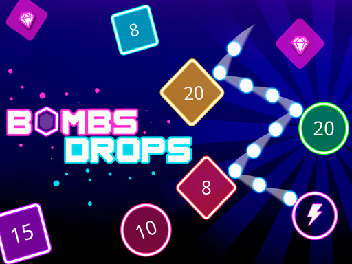 Bombs Drops - Physics balls online Arcade game