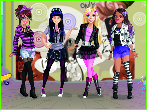 Bonnie Rocker Chick   Dress Up Game online Girls game
