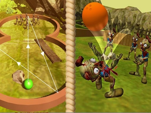 Bowling Zombie Hit online Arcade game