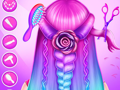 Braid Hair Salon Girls online Girls game