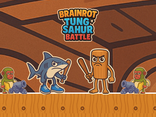 Brainrot Tung Sahur Battle online Arcade game