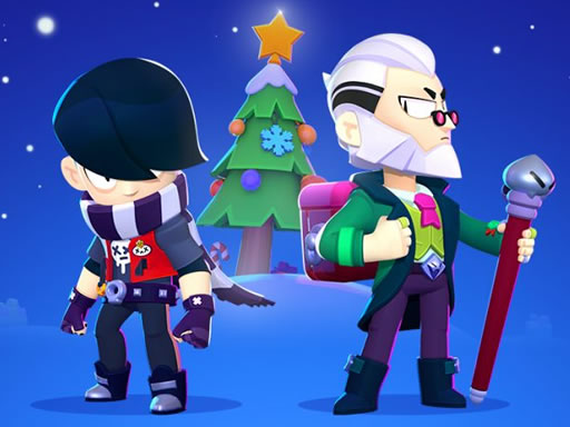 Brawl Stars Christmas Coloring online game