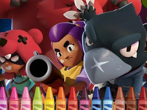 Brawl Stars Coloring book online game
