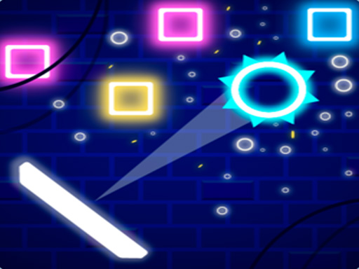 Brick Breaker Neon online Shooting game