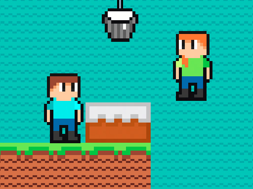 Brothers are making a cake online Arcade game