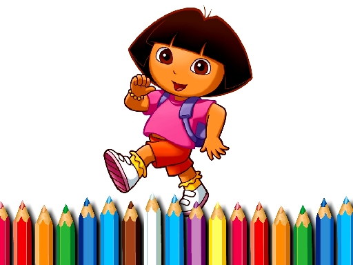 BTS Dora Coloring Book online game